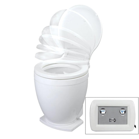 Jabsco Lite Flush Electric 24V Toilet w-Control Panel
