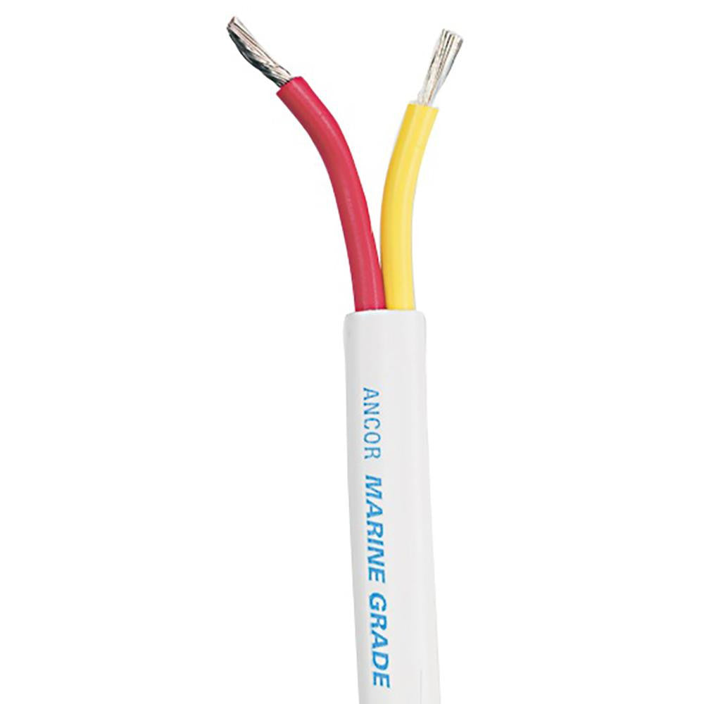 Ancor Safety Duplex Cable - 18-2 AWG - Red-Yellow - Flat - 250'