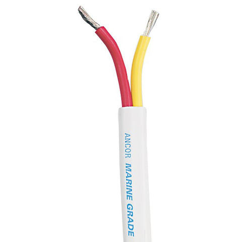 AncorSafety Duplex Cable - 8-2 AWG - Red-Yellow - Flat - 100'