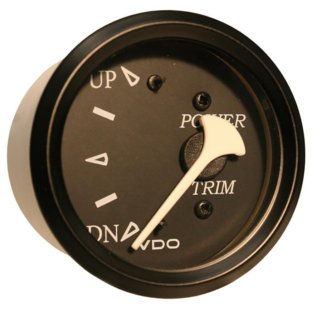 VDO Allentare Black Trim Gauge - For Use w-Mercury-Volvo-Yamaha 2001+ Engines - 12V - Black Bezel