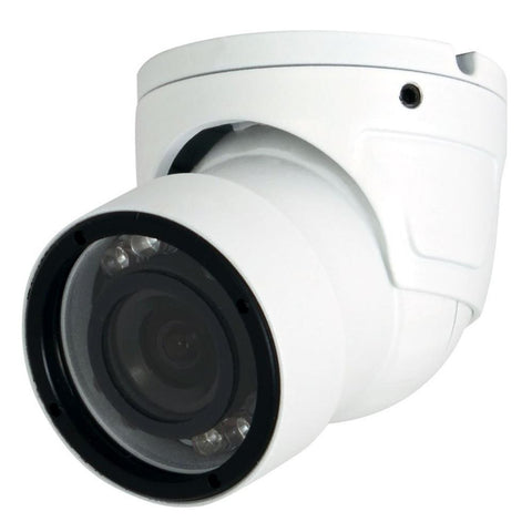 Speco 960H Weather-Vandal Resistant Mini Dome-Turret Color Camera, 2.9mm Fixed Lens - White Housing