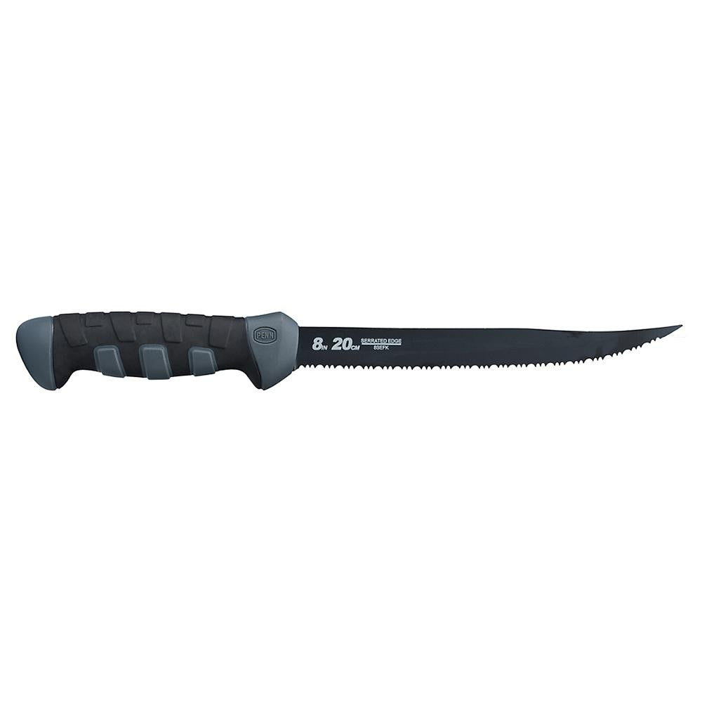 PENN 8&quot; Serrated Edge Fillet Knife