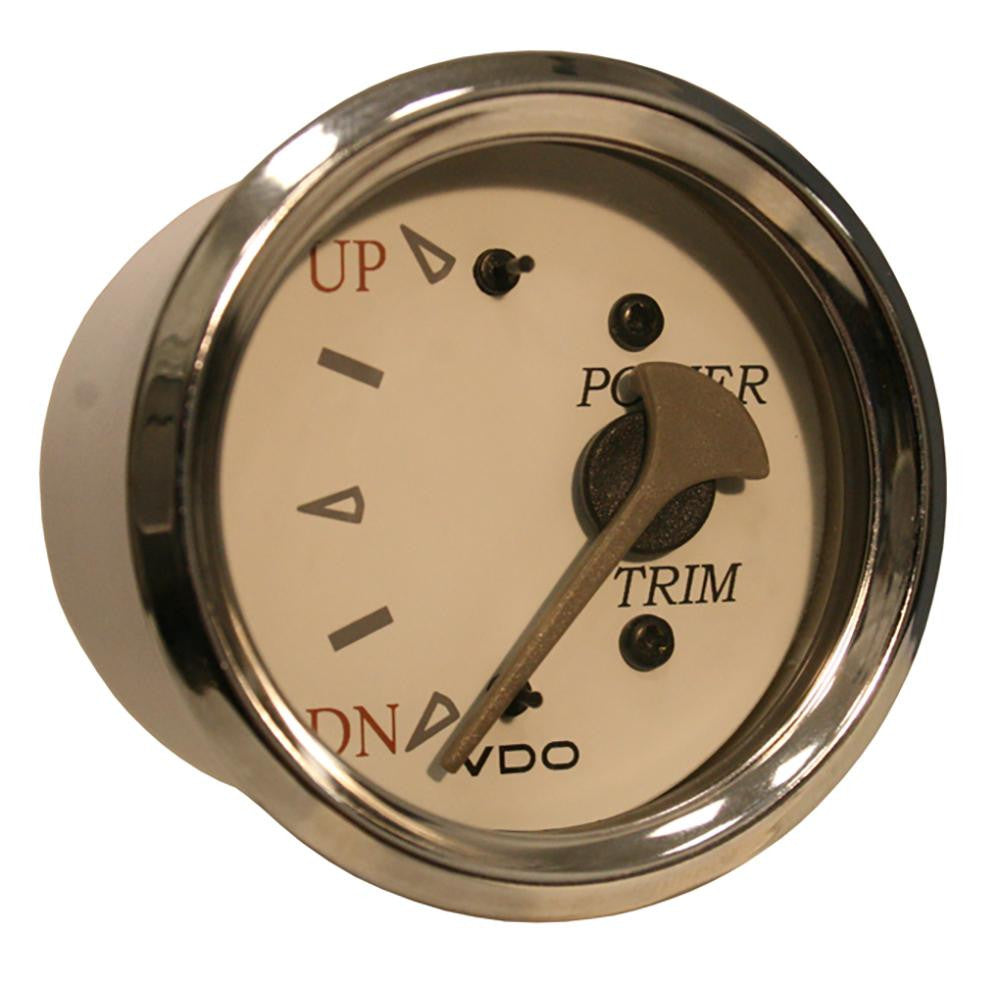 VDO Allentare White-Grey Trim Gauge - For Use w-Mercury-Volvo-Yamaha 2001+ Engines - 12V