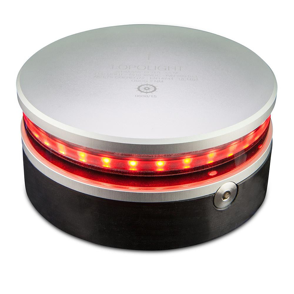 Lopolight 360&deg; Navigation Light - 2nm f-Vessels up to 164'(50M) - Red