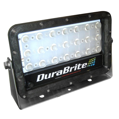 DuraBrite SLM Mini Flood Light - Black Housing-White LEDs - 150W - 12-24V - 16,670 Lumens at 24V