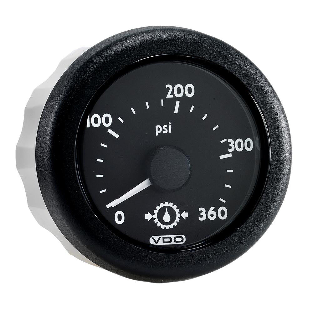 VDO Ocean Link J1939 300 PSI Oil Pressure Gauge - 12-24V