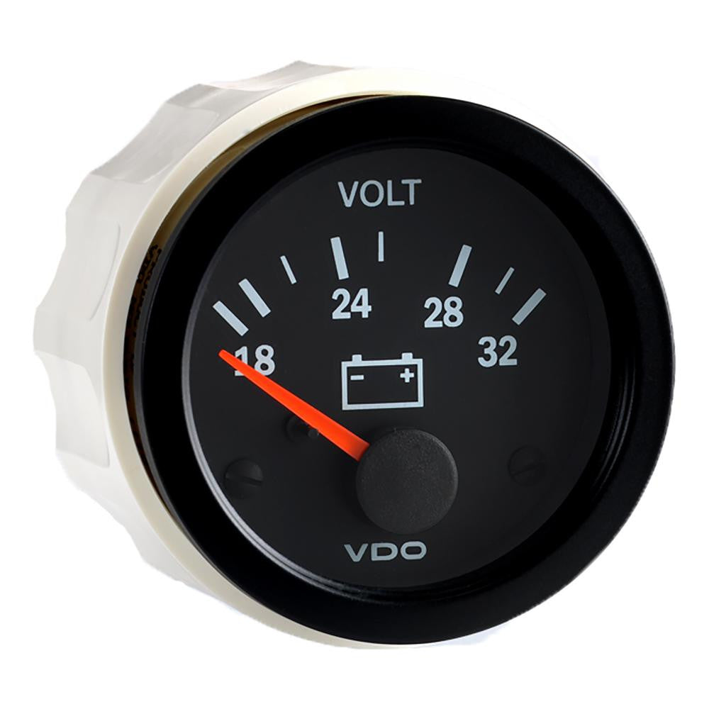 VDO Vision Black 24V Voltmeter