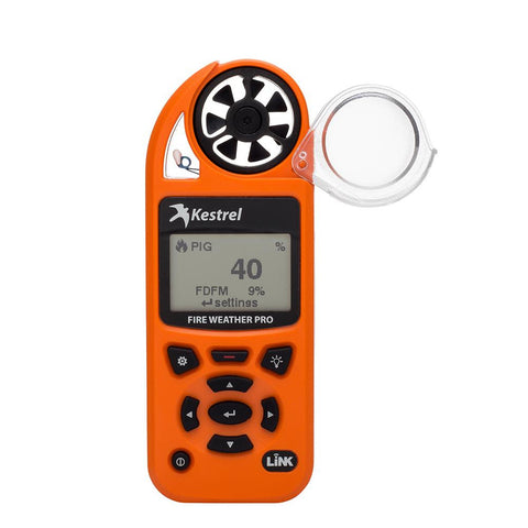 Kestrel 5500FW Fire Weather Meter Pro w-Link - Safety Orange