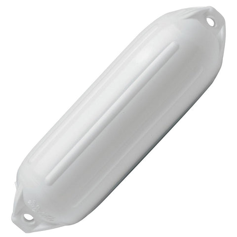 Polyform NF-4 Heavy Duty Twin Eye Fender 6.4&quot; X 21.6&quot; - White