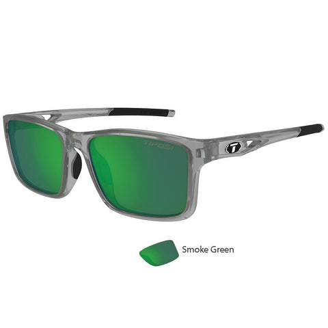 Tifosi Marzen Crystal Smoke Swivelink Sunglasses - Smoke Green