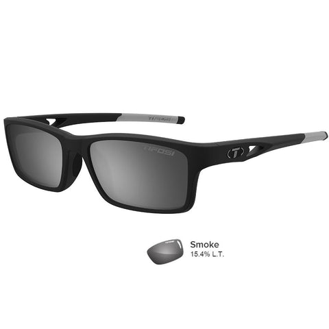 Tifosi Watkins Matte Black Swivelink Sunglasses - Smoke