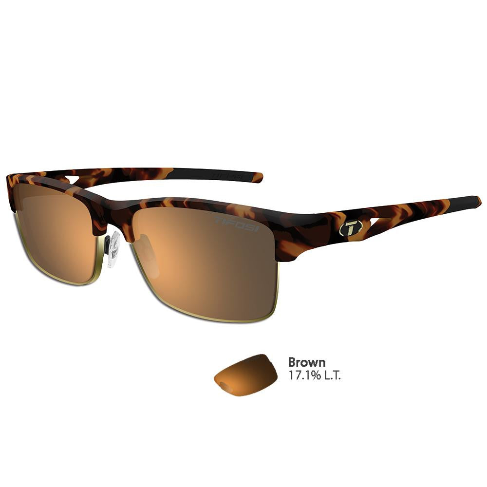 Tifosi Highwire Matte Tortoise Swivelink - Brown