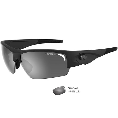 Tifosi Lore SL Matte Black Single Lens Sunglasses - Smoke