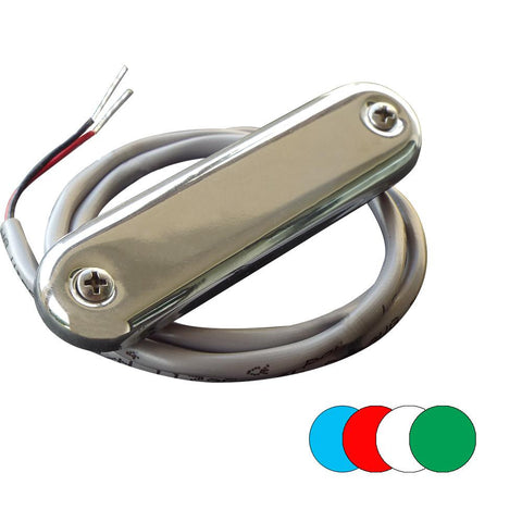 Shadow-Caster Courtesy Light w-2' Lead Wire - 316 SS Cover - RGB Multi-Color - 4-Pack
