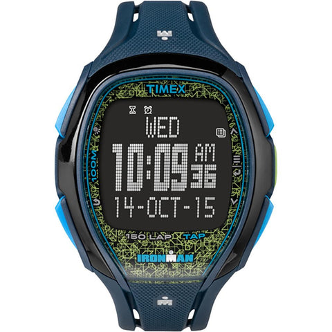 Timex IRONMAN&reg; Sleek 150 Unisex Watch - Blue-Lime