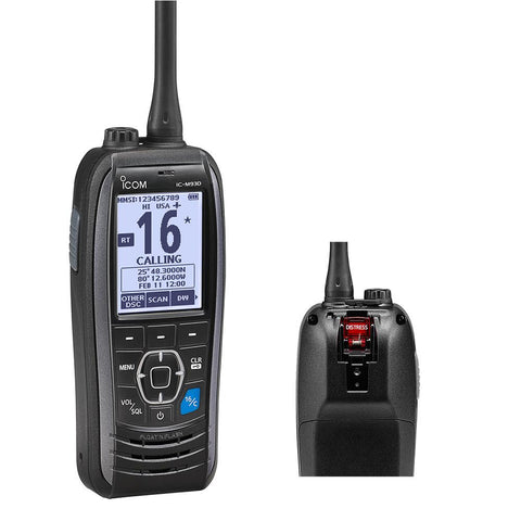 Icom HandHeld VHF Marine Transceiver w-GPS & DSC Built-In