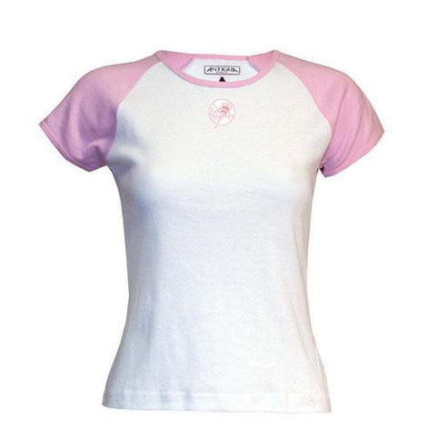 New York Yankees MLB All-Star Womens Top (Pink) (Small)