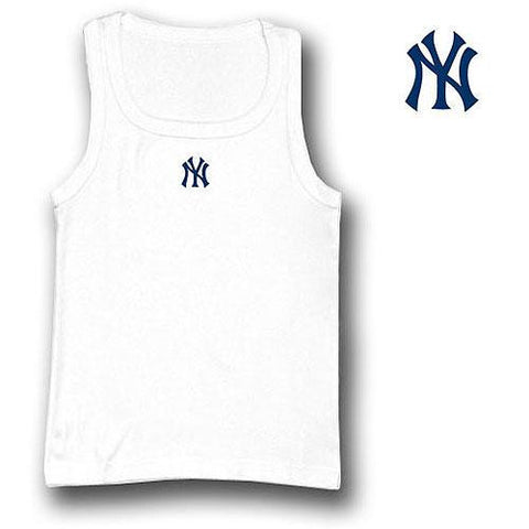 New York Yankees MLB Debut Tank Top Shirt For Women (White) (Large)