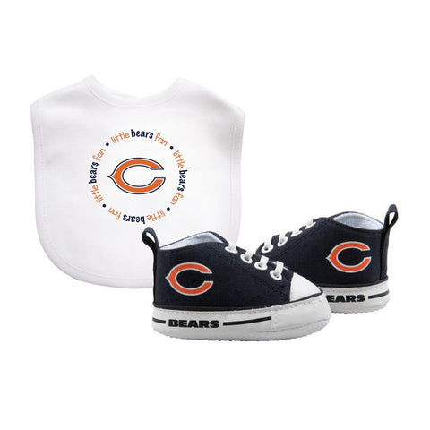 Chicago Bears NFL Infant Bib and Shoe Gift Set