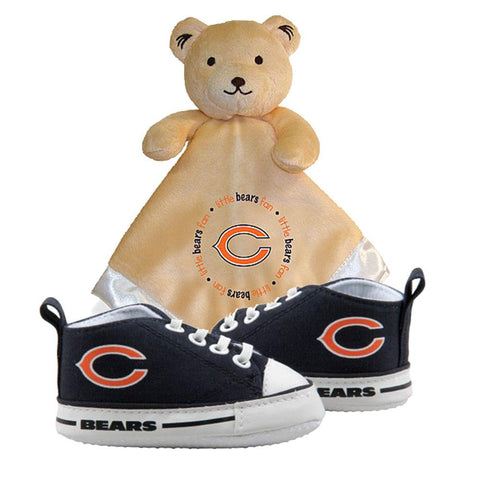 Chicago Bears NFL Infant Blanket and Shoe Set