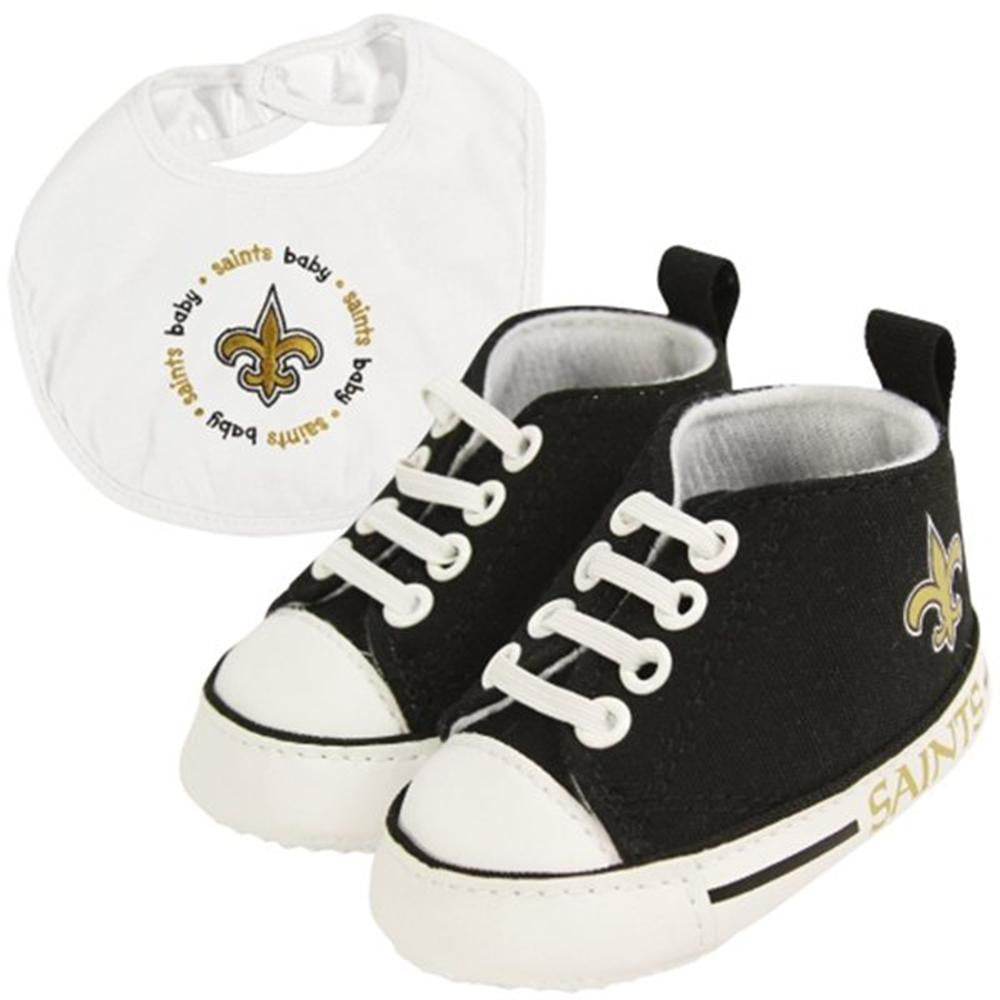 New Orleans Saints NFL Infant Bib and Shoe Gift Set