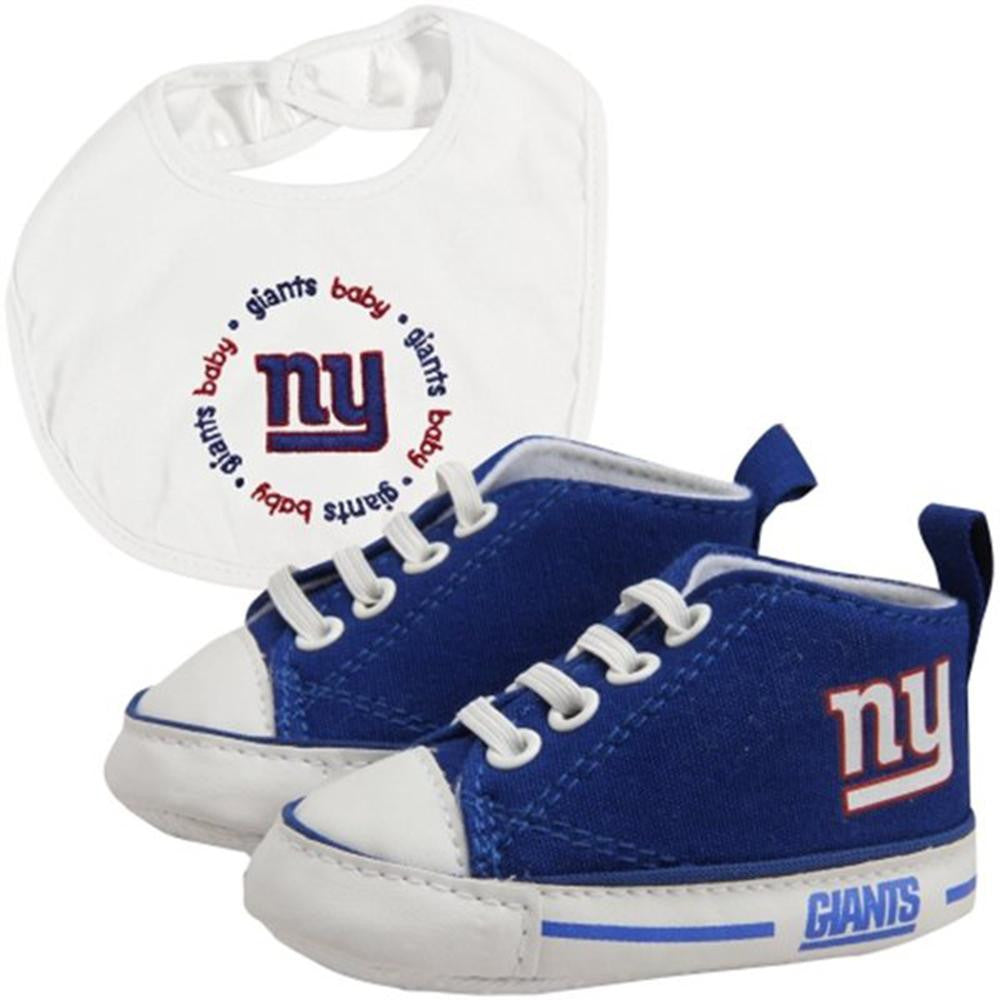 New York Giants NFL Infant Bib and Shoe Gift Set