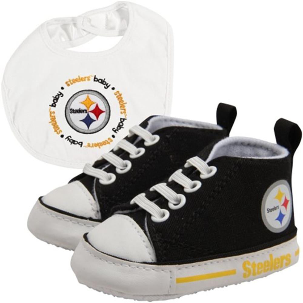 Pittsburgh Steelers NFL Infant Bib and Shoe Gift Set