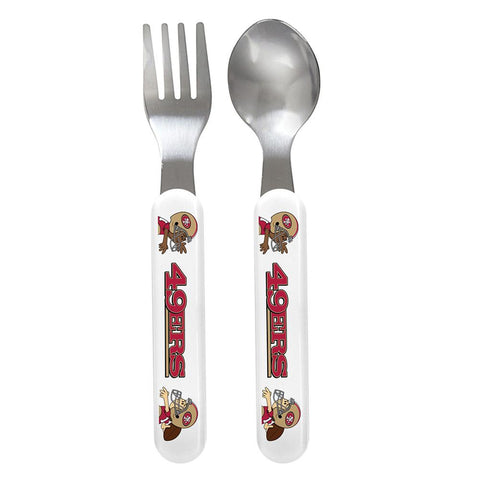 San Francisco 49ers NFL Infant 2-Piece Cutlery Set