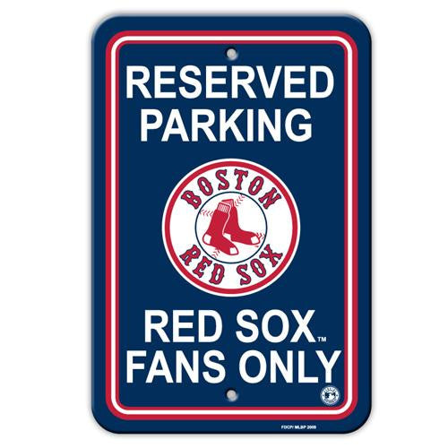 Boston Red Sox MLB Plastic Parking Sign