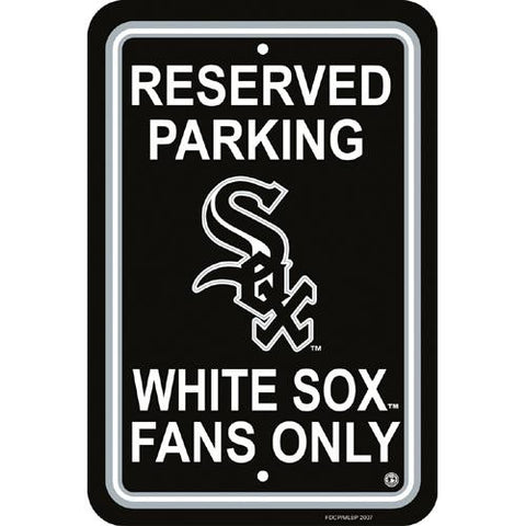 Chicago White Sox MLB Plastic Parking Sign