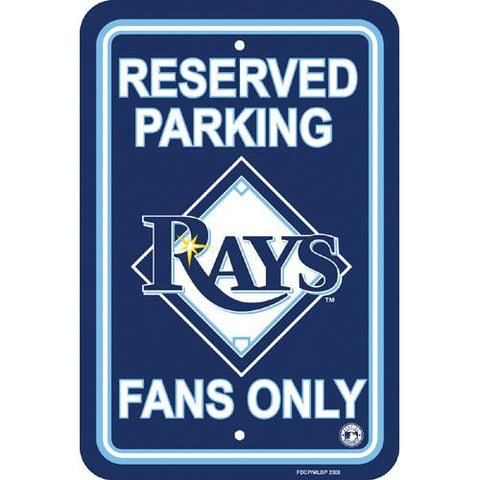Tampa Bay Rays MLB Plastic Parking Sign