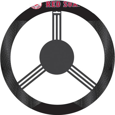 Boston Red Sox MLB Poly-Suede Steering Wheel Cover