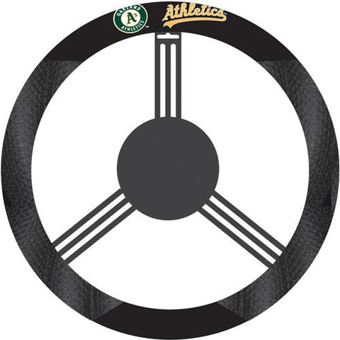 Oakland Athletics MLB Poly-Suede Steering Wheel Cover