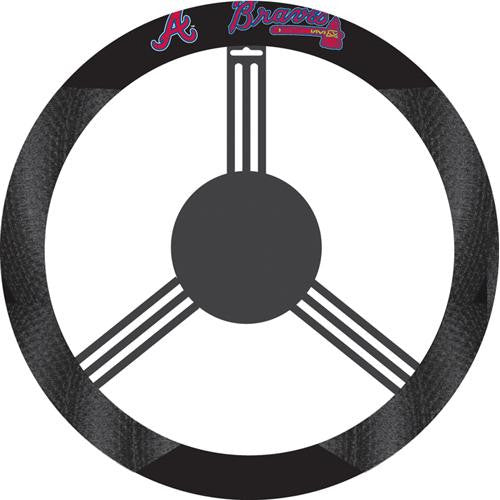 Atlanta Braves MLB Poly-Suede Steering Wheel Cover