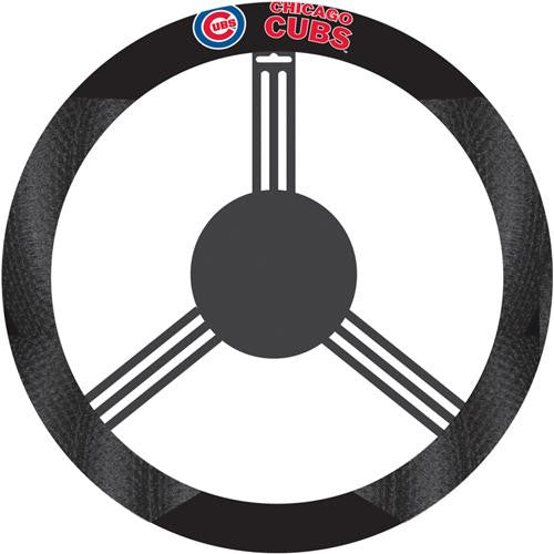 Chicago Cubs MLB Poly-Suede Steering Wheel Cover