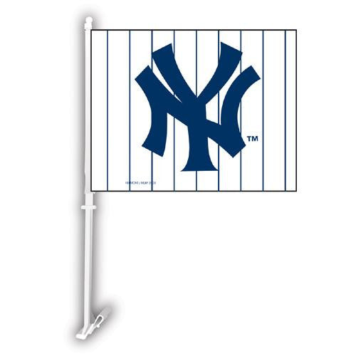 New York Yankees MLB Car Flag W-Wall Brackett