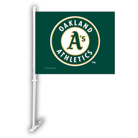 Oakland Athletics MLB Car Flag W-Wall Brackett