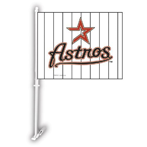 Houston Astros MLB Car Flag W-Wall Brackett