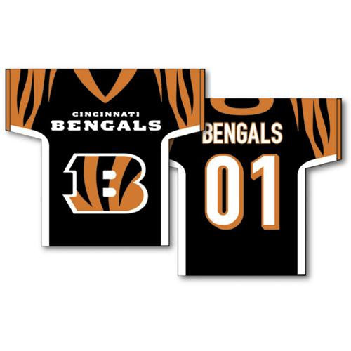 Cincinnati Bengals NFL Jersey Design 2-Sided 34 x 30 Banner