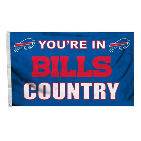 Buffalo Bills NFL You're in Bills Country 3'x5' Banner Flag