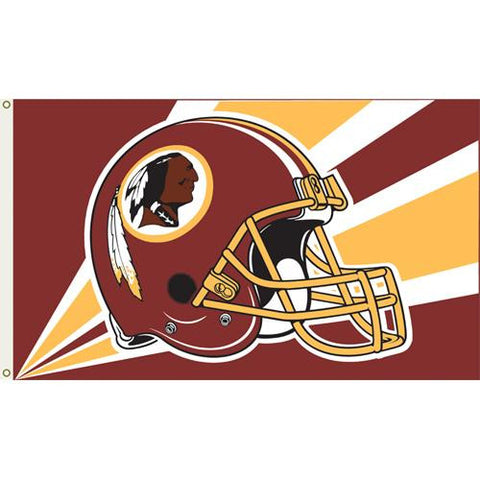 Washington Redskins NFL Helmet Design 3'x5' Banner Flag