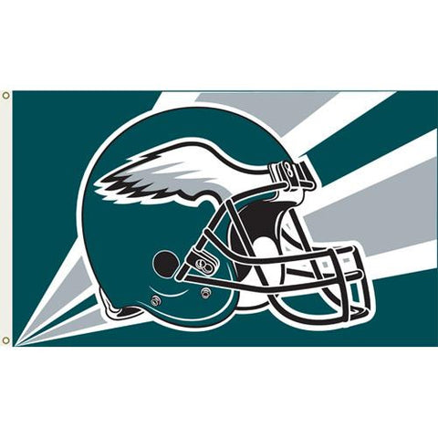 Philadelphia Eagles NFL Helmet Design 3'x5' Banner Flag