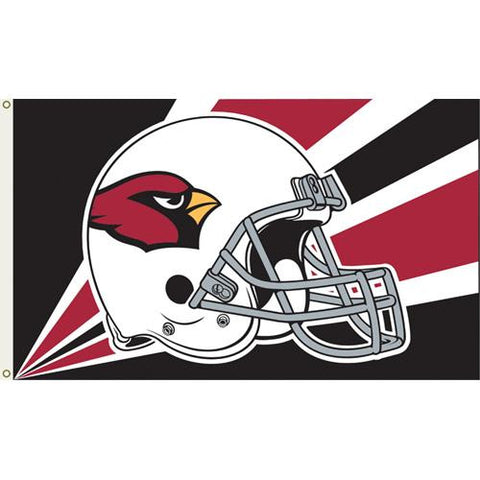Arizona Cardinals NFL Helmet Design 3'x5' Banner Flag