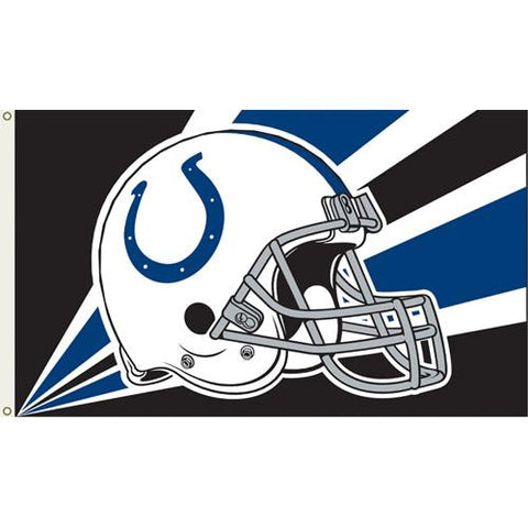 Indianapolis Colts NFL Helmet Design 3'x5' Banner Flag