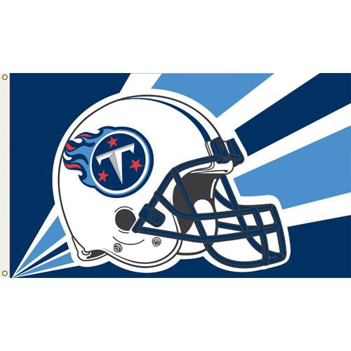 Tennessee Titans NFL Helmet Design 3'x5' Banner Flag