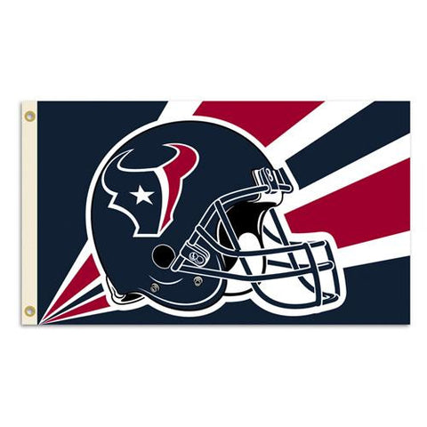 Houston Texans NFL Helmet Design 3'x5' Banner Flag