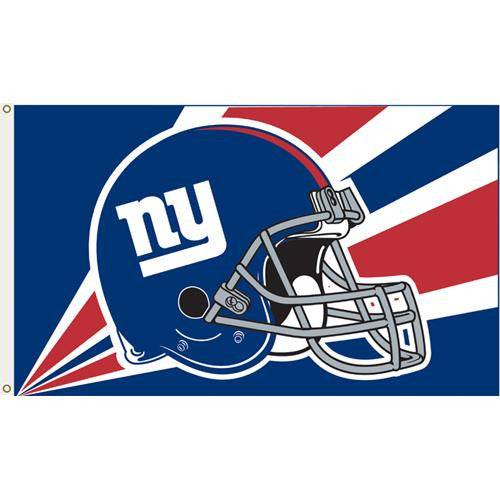 New York Giants NFL Helmet Design 3'x5' Banner Flag