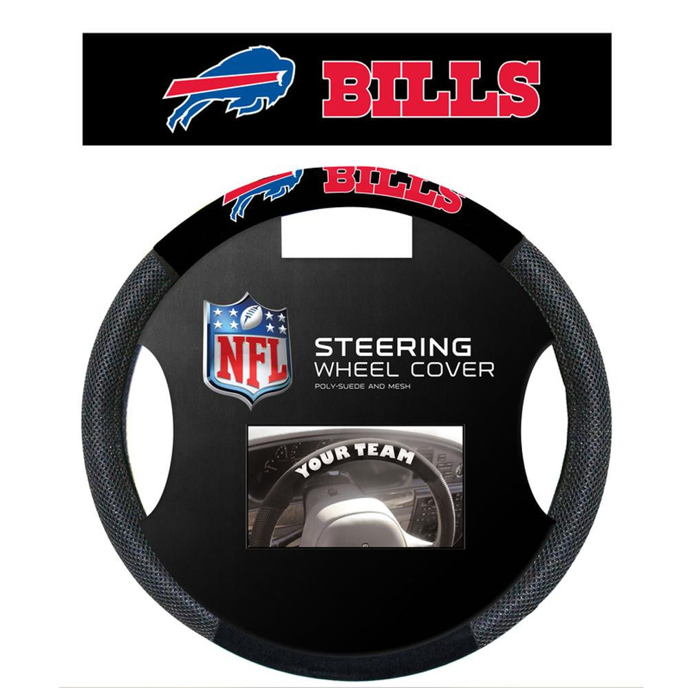 Buffalo Bills NFL Poly-Suede Steering Wheel Cover