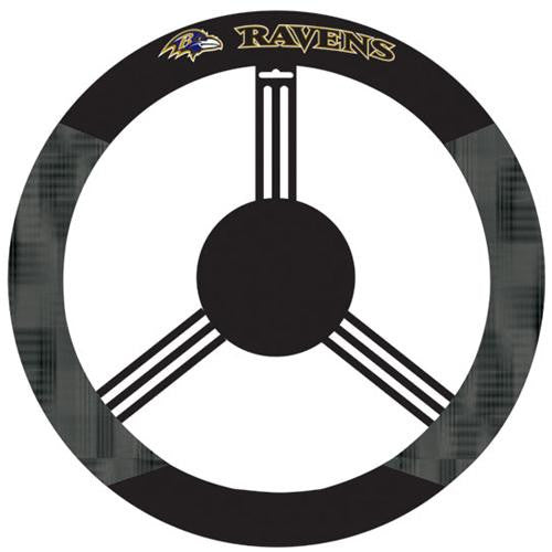 Baltimore Ravens NFL Poly-Suede Steering Wheel Cover