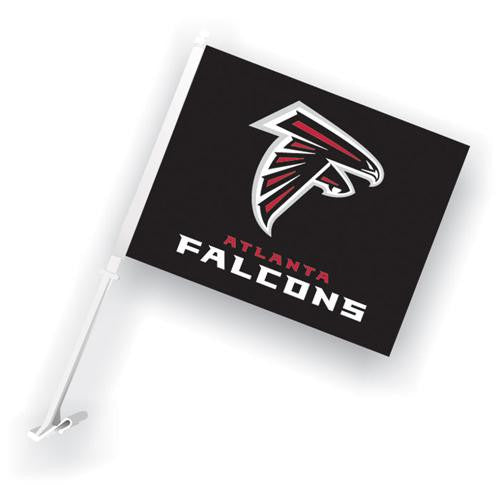 Atlanta Falcons NFL Car Flag with Wall Brackett